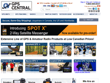 Tablet Screenshot of gpscentral.ca